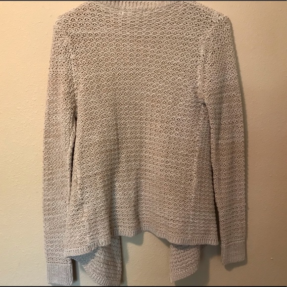 Poof Excellence Sweater Cardigan Tan Med. - Picture 4 of 6